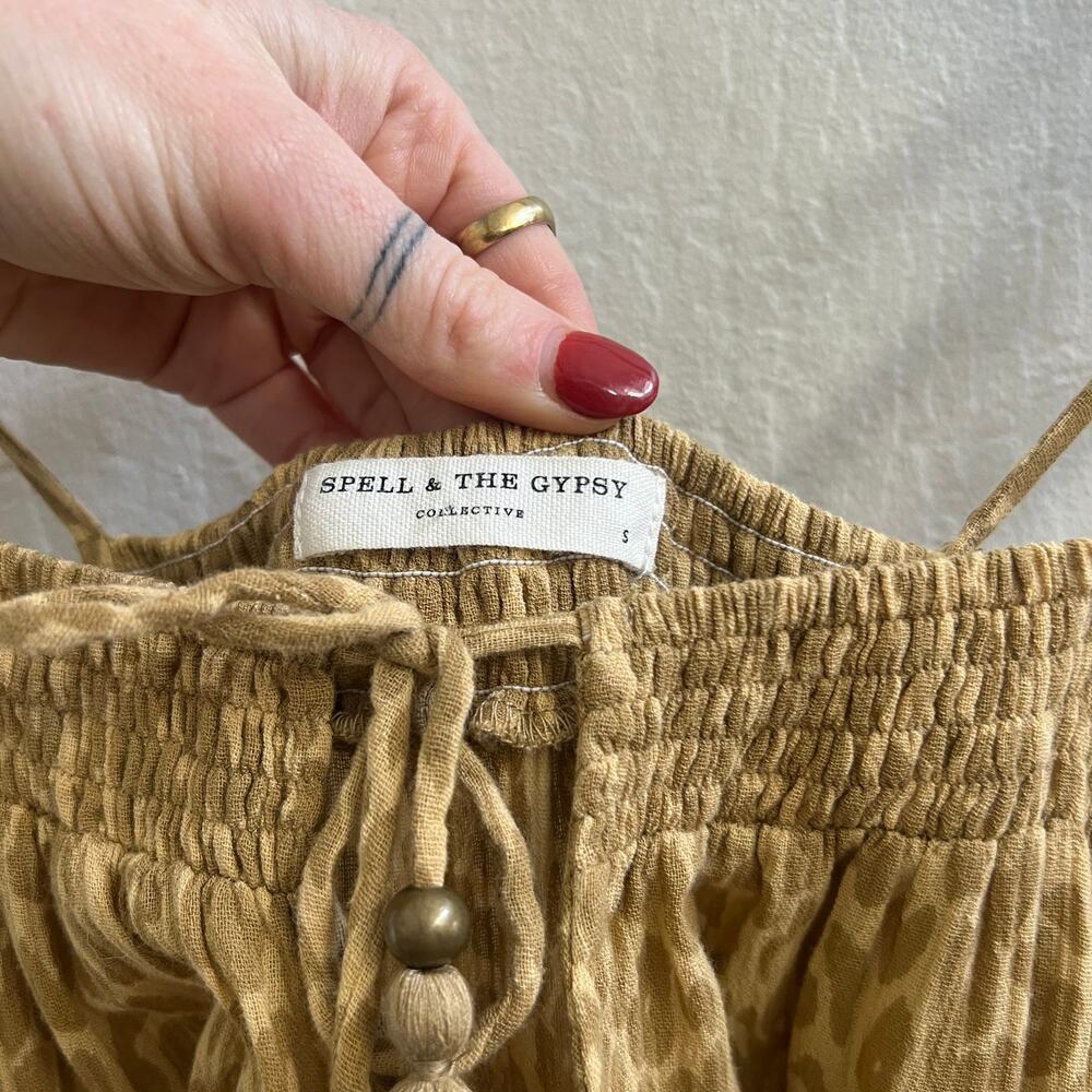EUC Spell & The Gypsy Wild Thing Strappy Maxi Dress - S - Picture 12 of 12